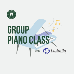Group PIANO Class Afterschool Club at Woodlawn School with Ludmila